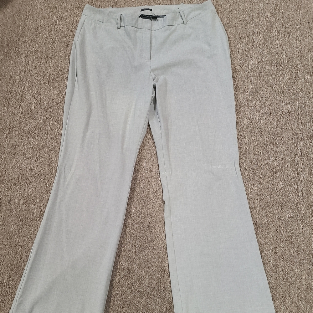 Gray dress slacks